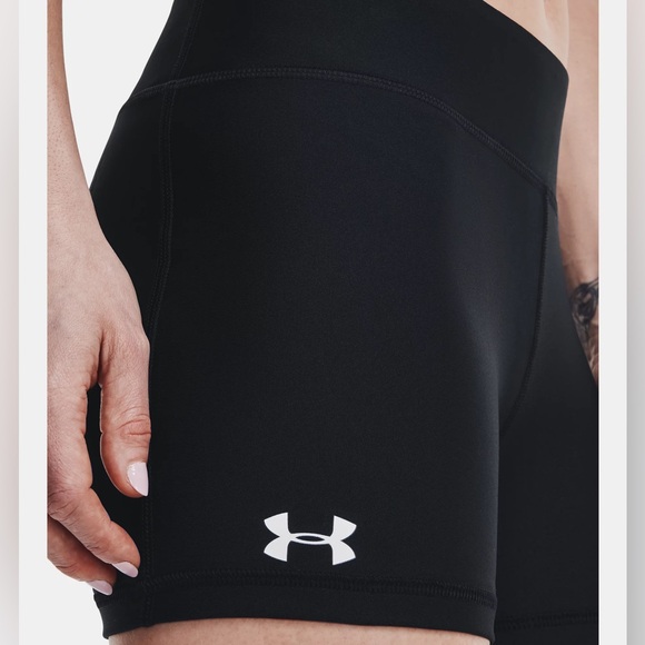 Under Armour - Women’s Shorty Shorts (Black) - Picture 4 of 8